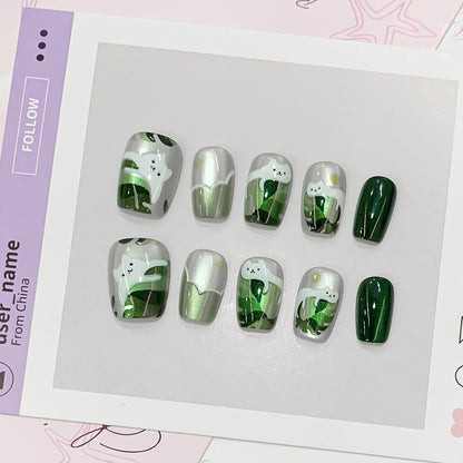 Kreatives Nagelkunst-Set mit botanischen Motiven Brehn