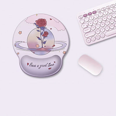 Künstliche Ergonomische Mauspad und Handgelenkauflage Set