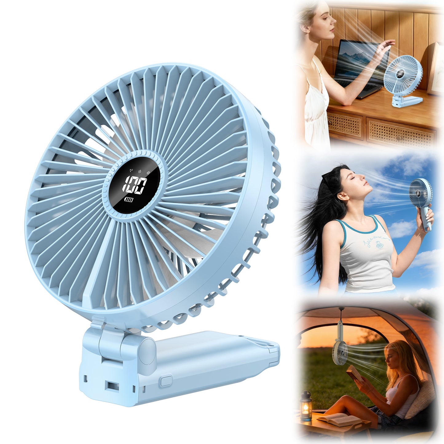 Herren Tragbarer USB Ventilator Brehn