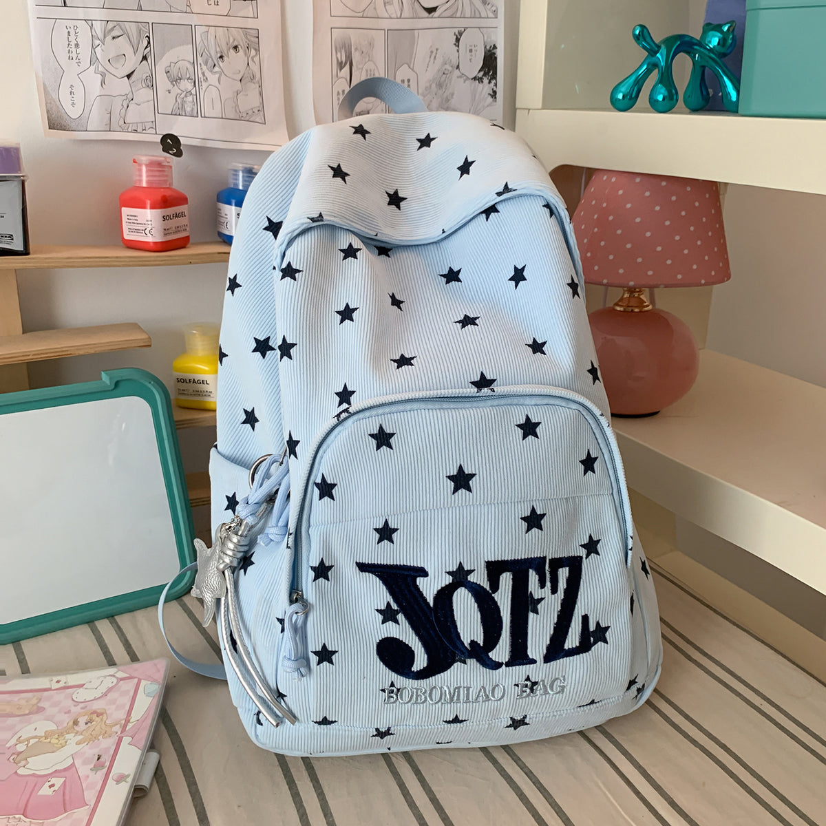 Stylische Sternenbedruckte Rucksack Brehn