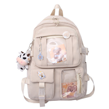 Niedlicher Cartoon-Motiv Rucksack Brehn