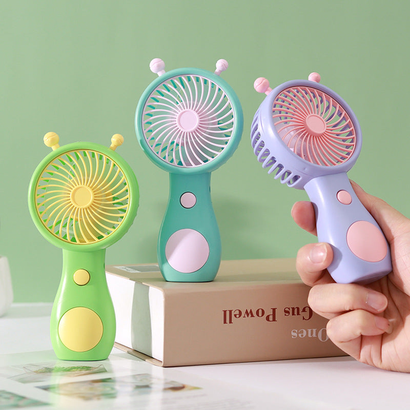 Unisex Mini Schneckenförmiger USB wiederaufladbarer Schreibtischventilator Brehn