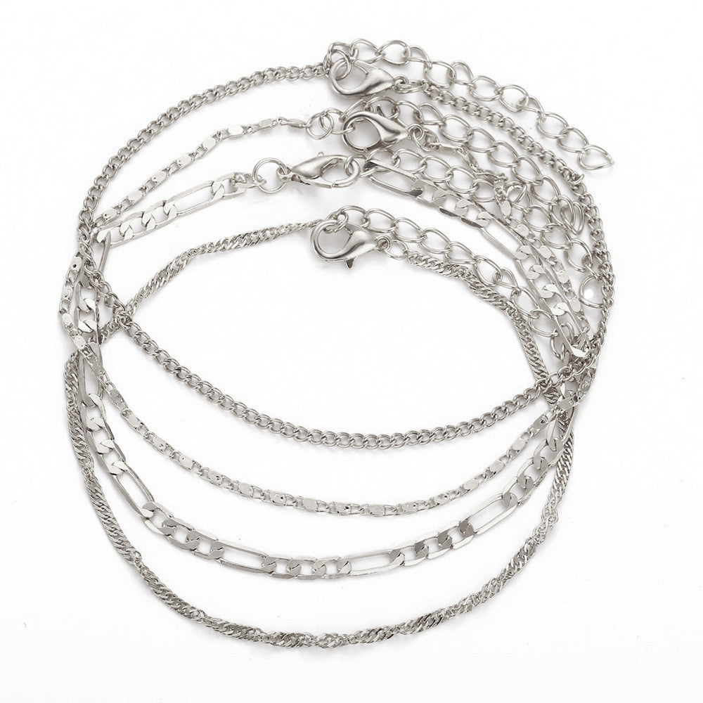 Elegante Doppelkettenfußkette Brehn