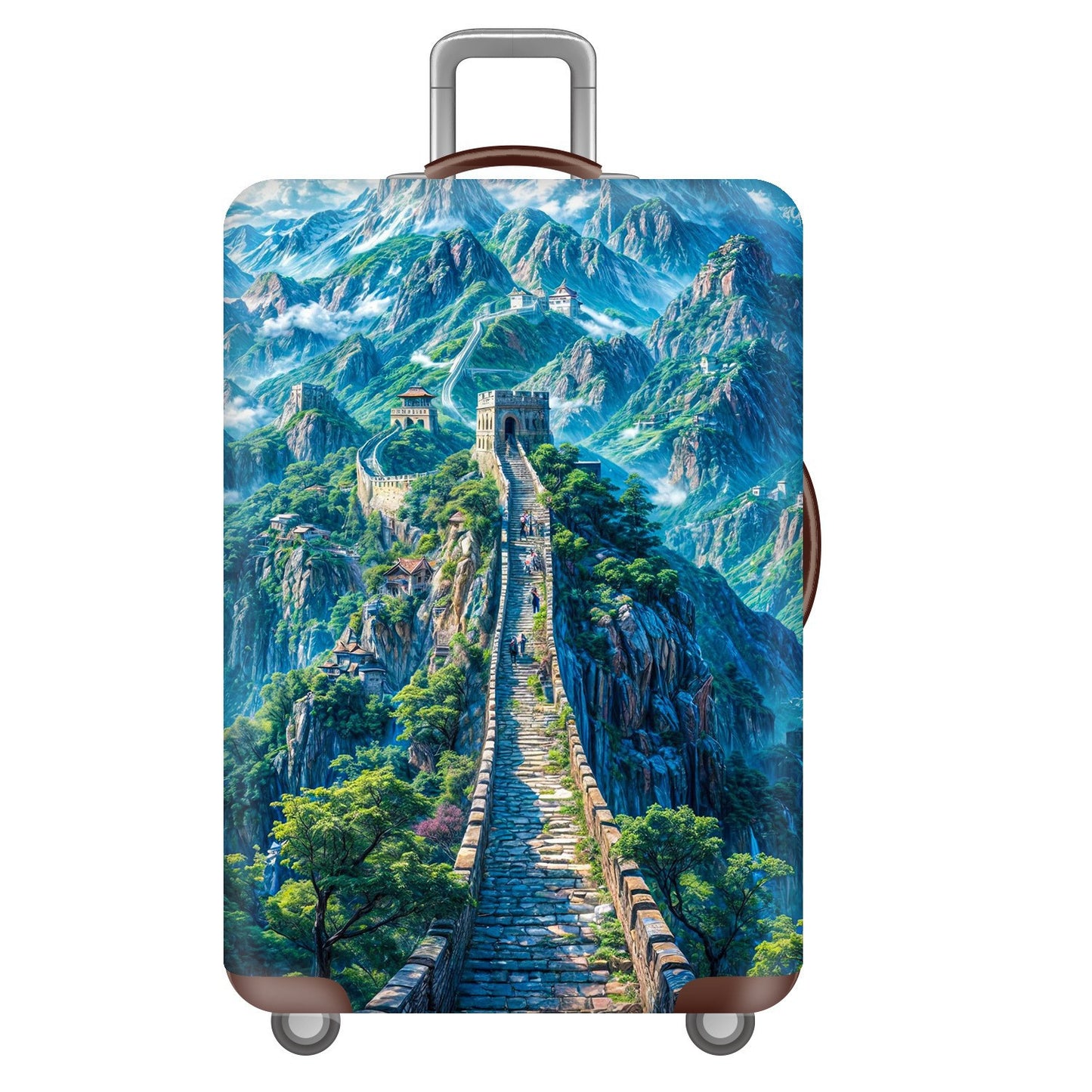 Unisex Hartschalenreisekoffer mit traumhaftem Landschaftsdesign Brehn