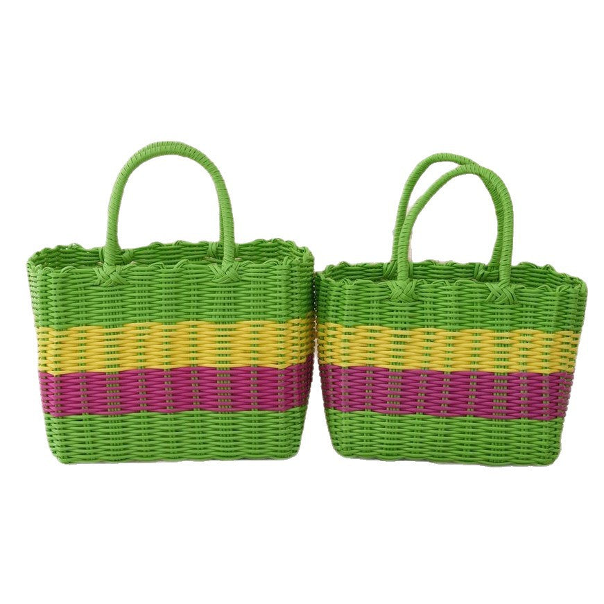 Handgefertigte Korbtasche mit Stylischem Design Brehn