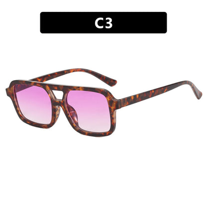 Damen modische Sonnenbrille im eleganten Rechteckformat Brehn
