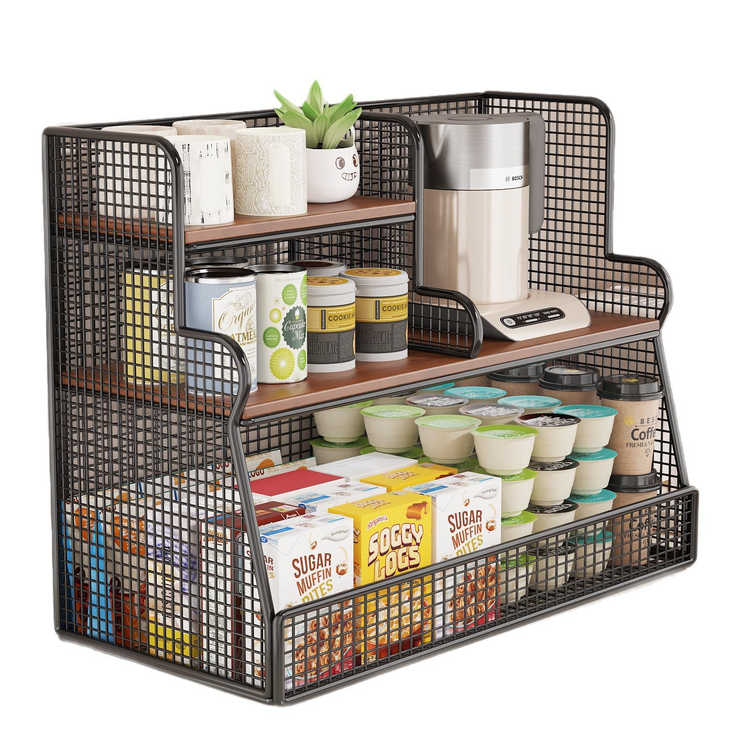Multi-Ebenen-Küchenregal-Organizer Brehn