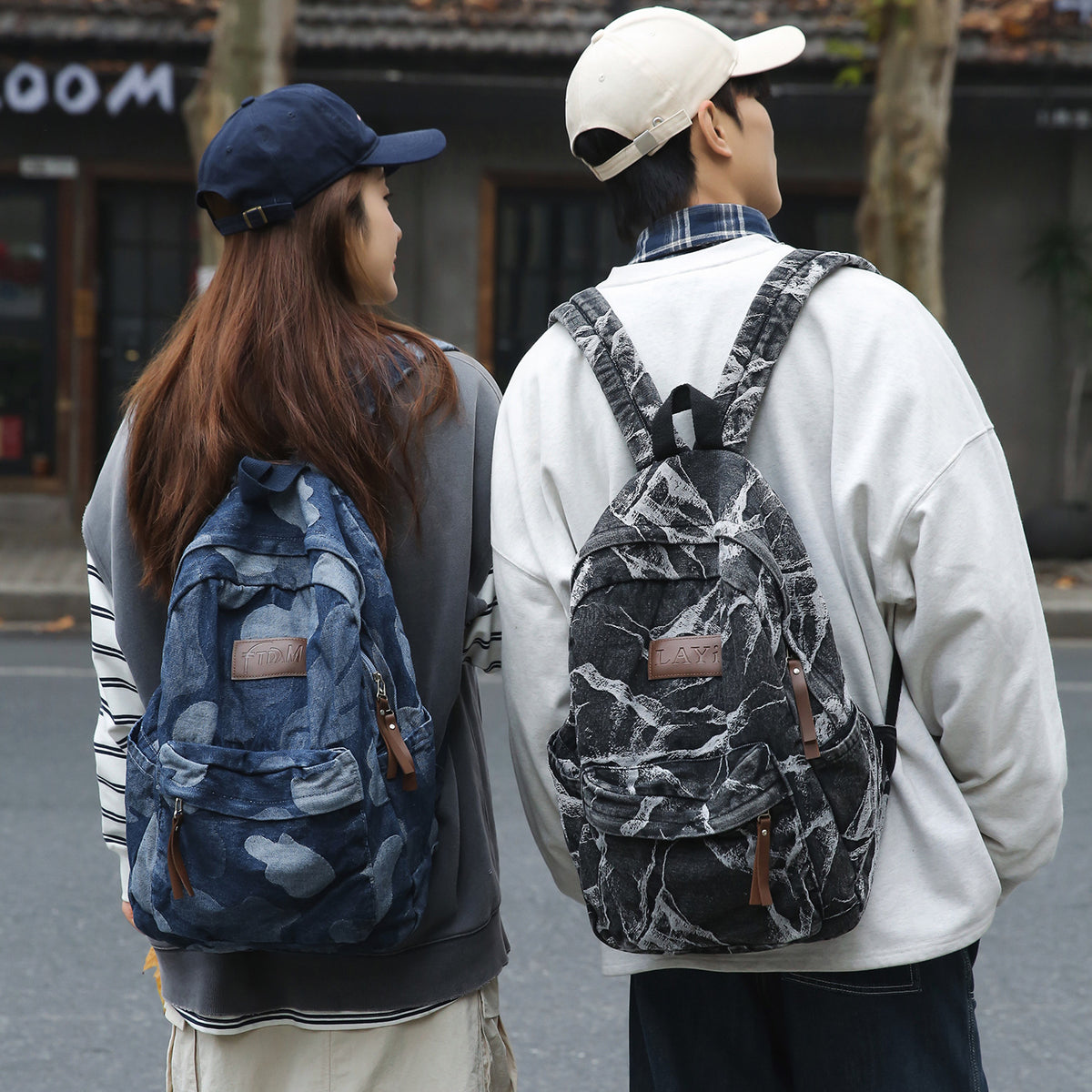 Urban-Style Multi-Pocket Rucksack Brehn