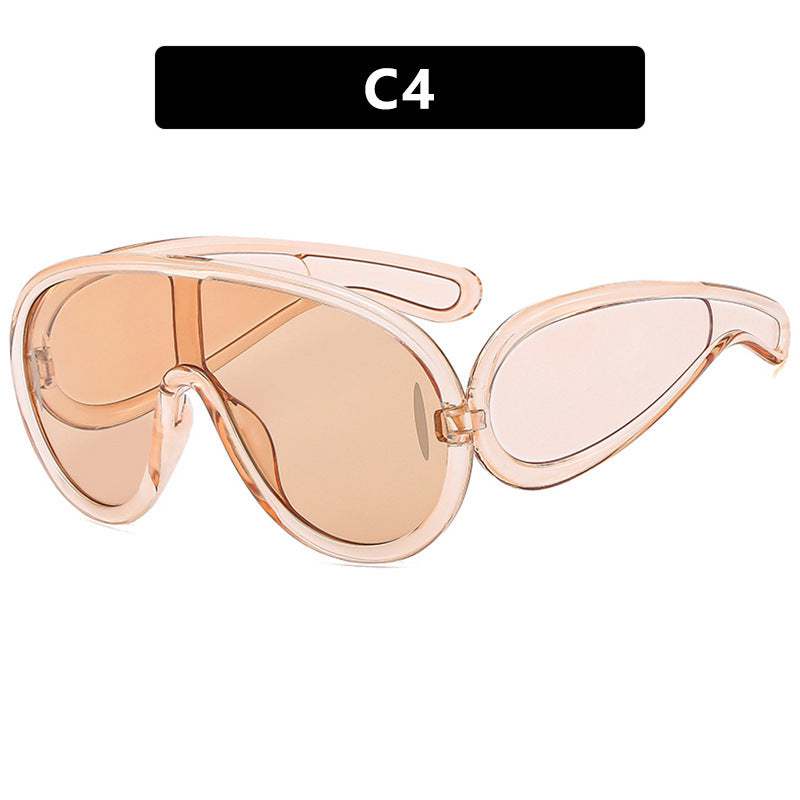 Damen modische Sonnenbrille mit abnehmbaren Gläsern Brehn