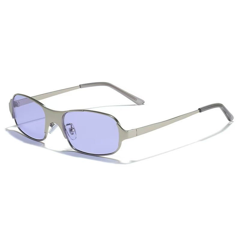 Damen moderne rechteckige Sonnenbrille mit UV-Schutz und komfortablem Gestell Brehn