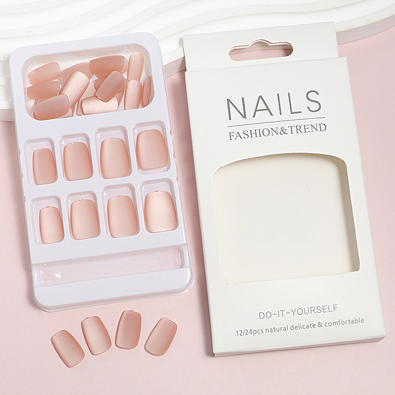 DIY natürliche Finish Press-On Nagelspitzen Brehn