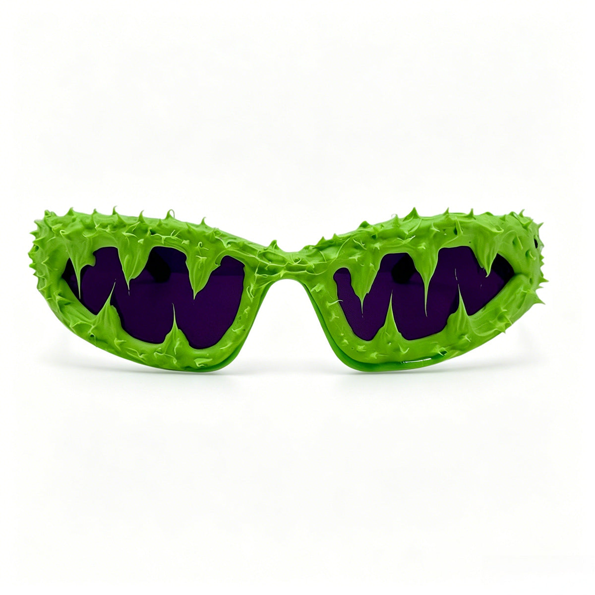 Damen kreative Fashion-Sonnenbrille mit einzigartigen Spikes und skull-Design Brehn