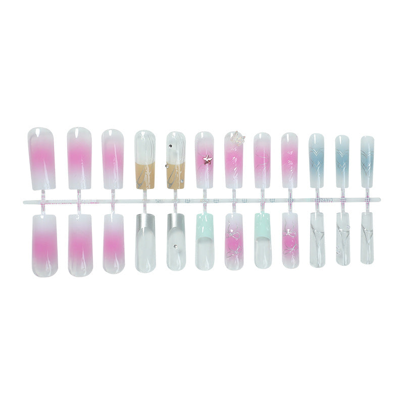 Gradient Press-On Nagelkunst Set Brehn