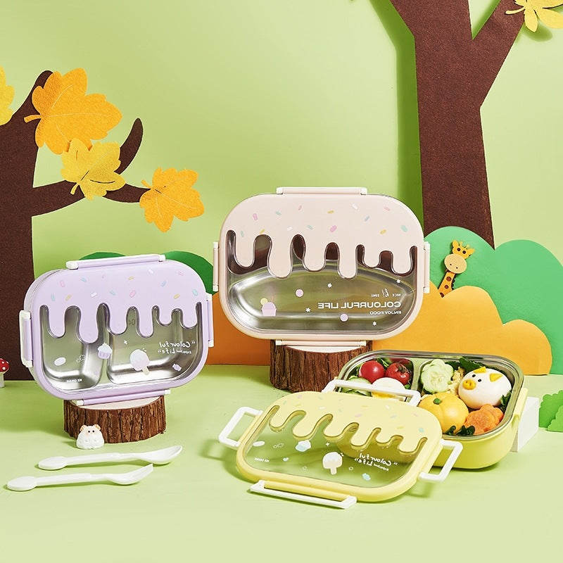 Niedliche tierische Multi-Compartment Brotbox