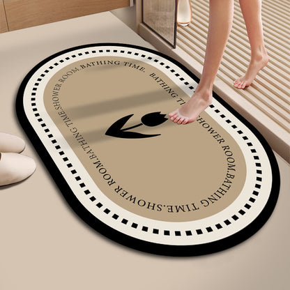 Stylische Badezimmermatte