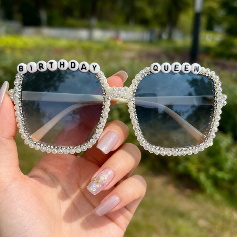 Statement Perlenverzierte Sonnenbrille Brehn