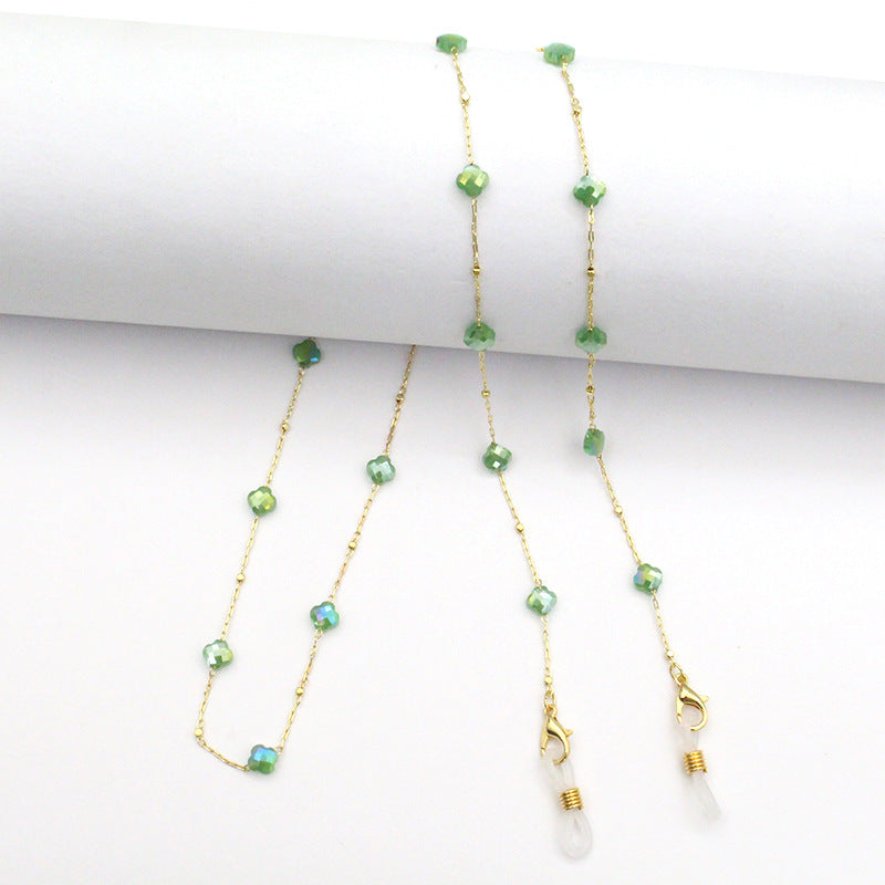 Elegante, kristallgestaltete Brillenband Brehn