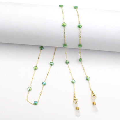 Elegante, kristallgestaltete Brillenband Brehn