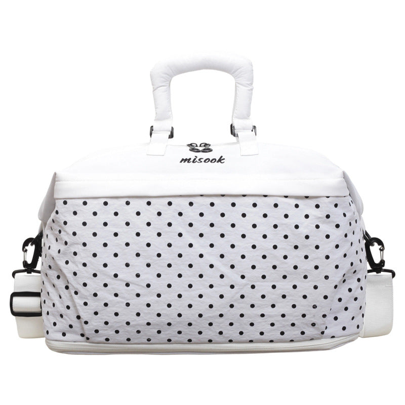Stilvolle gepunktete Reis-Duffle-Tasche Brehn