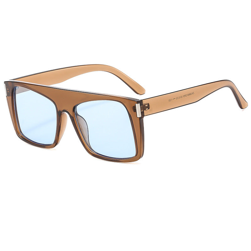 Damen Oversized Sonnenbrille mit schützenden Gläsern und trendy Rahmen Brehn