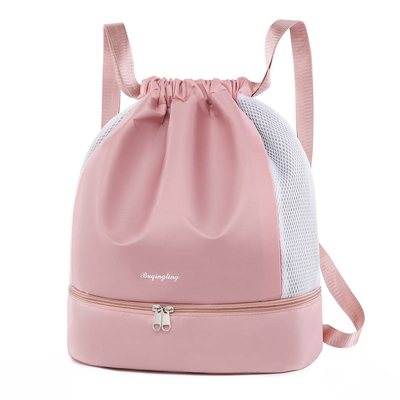 Leichter Mesh Zugbeutel Rucksack Brehn