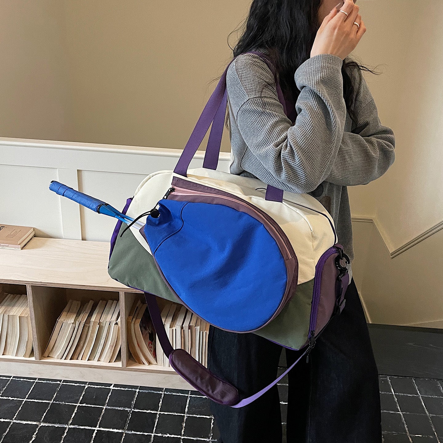 Vielseitige Multi-Compartment Reise Duffel Brehn