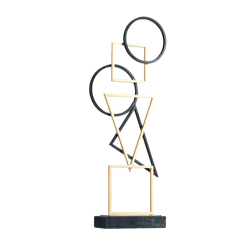 Moderne abstrakte Metallpflanze Skulptur