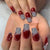 Eleganter Glitzernder Press-On Nail Set Brehn