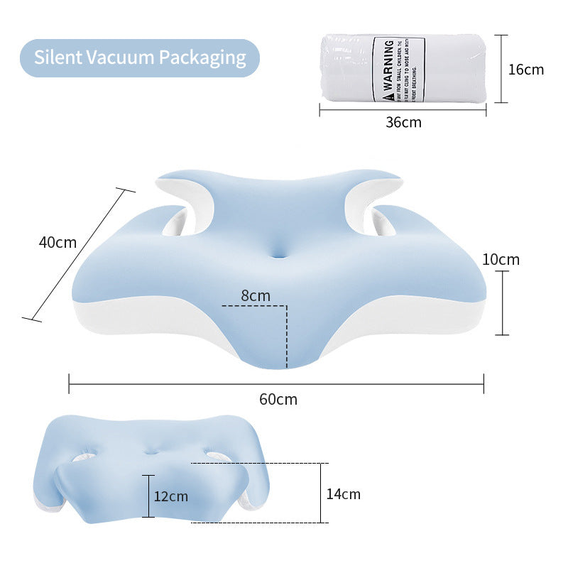 Ergonomisches Nacken- Und Schulterschlafkissen Mit Kühlender Gel-Oberfläche Brehn