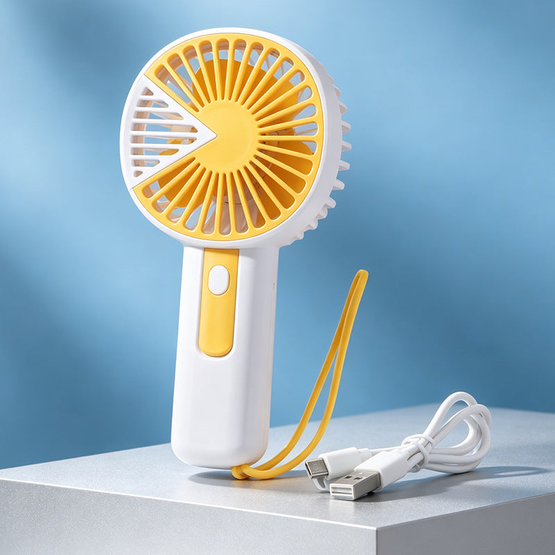 Damen Tragbarer Handventilator mit USB-Ladefunktion und ergonomischem Design Brehn