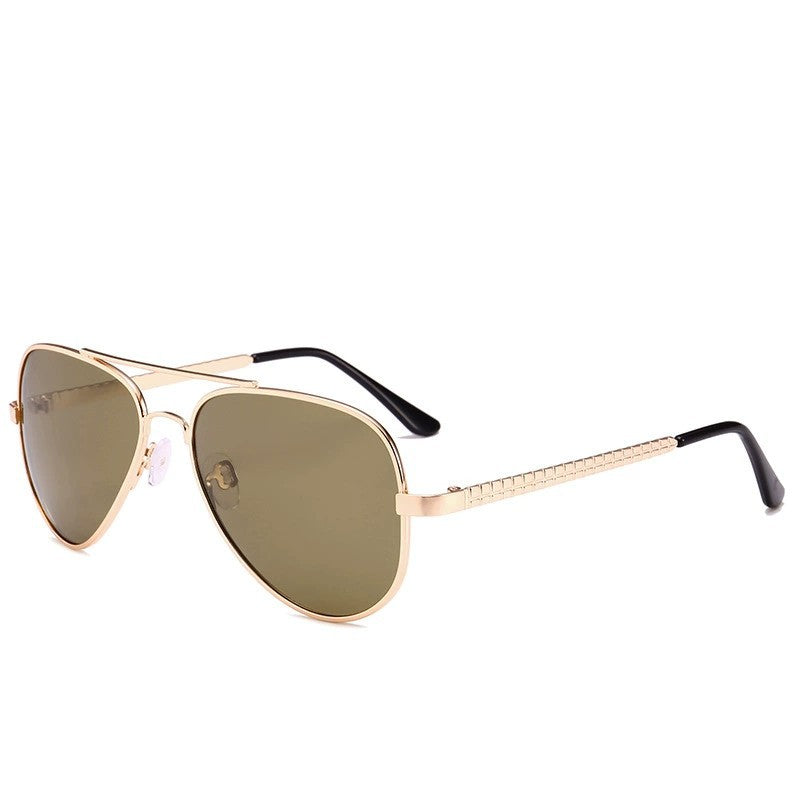 Herren Piloten Sonnenbrille mit UV-Schutz und trendigem Metallscharnier Brehn