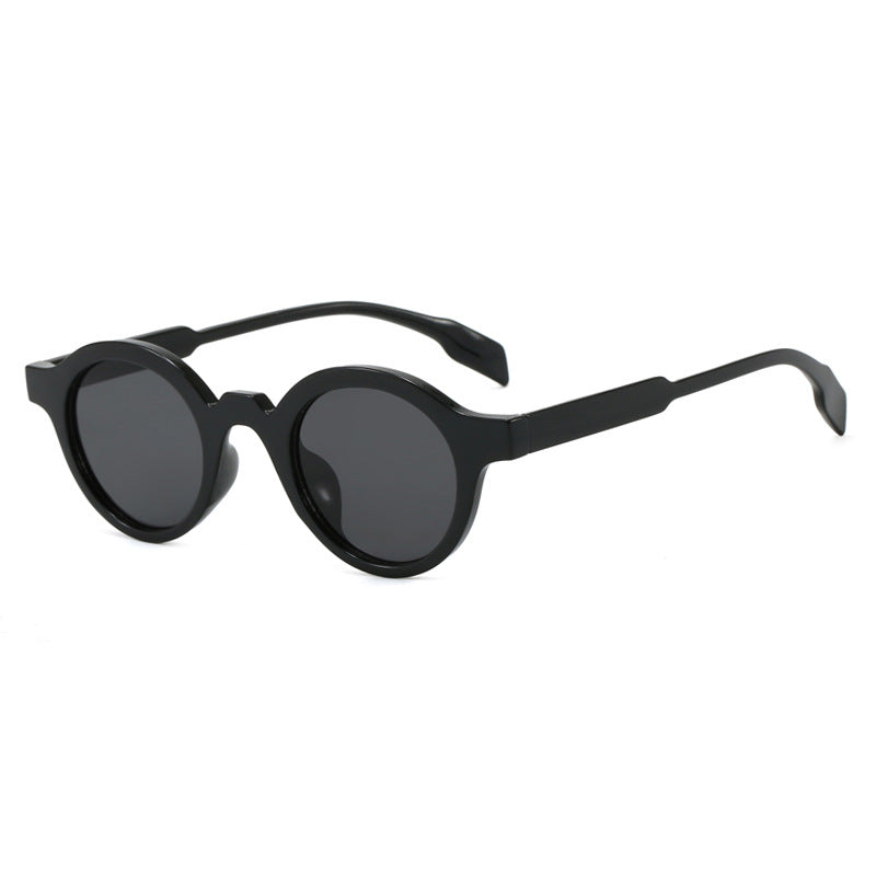 Damen modische runde Sonnenbrille mit hochwertigem, flexiblem Rahmen Brehn