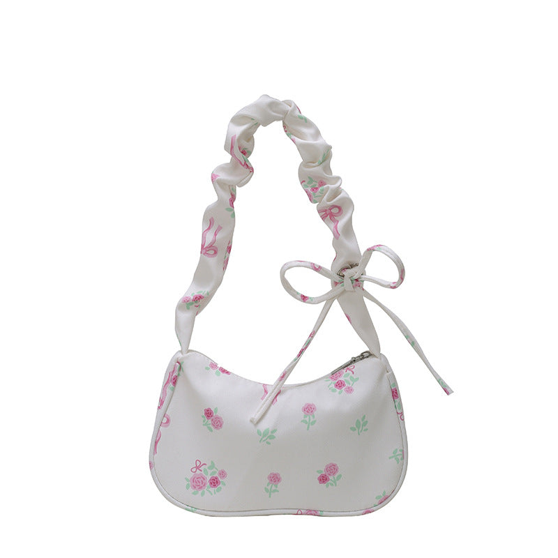 Florale bestickte Handtasche