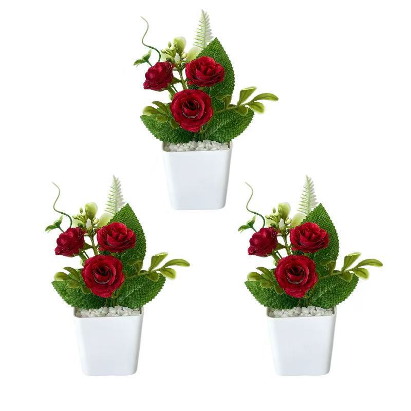 Künstliche Orchideenpflanze für dekorative Innenraumpräsentation