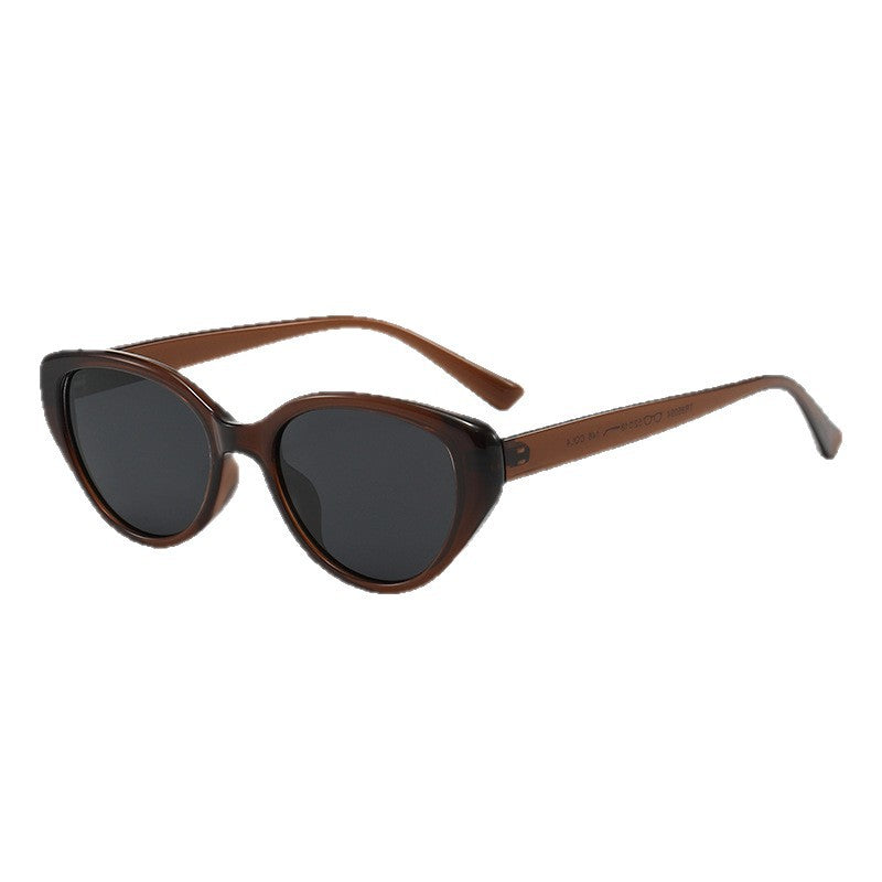 Damen Cat-Eye Sonnenbrille mit trendigem Leopardenmuster und robustem Rahmen Brehn