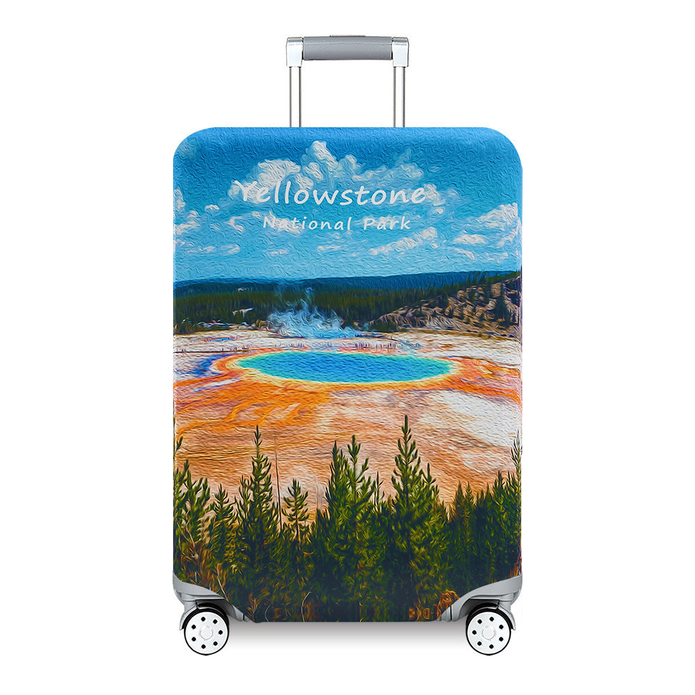 Damen Reise-Koffer mit farbenfrohem Blumendesign Brehn