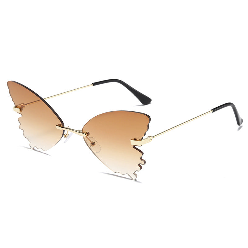 Damen Sonnenbrille im Schmetterlingsdesign mit UV-Schutz Brehn
