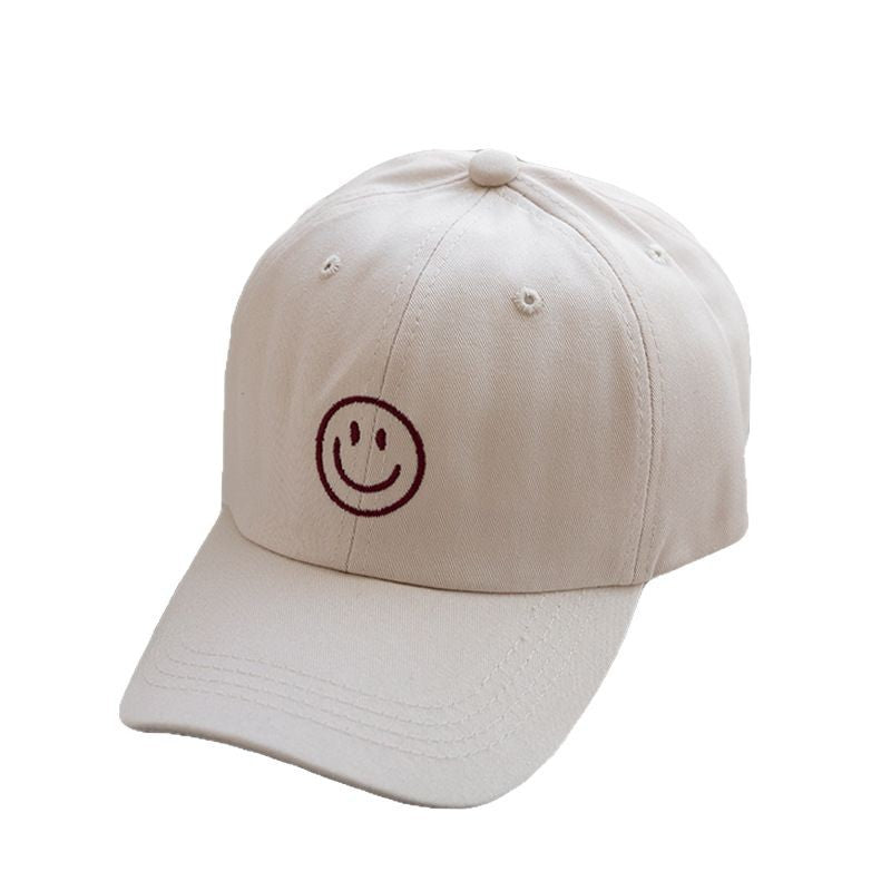 Damen verstellbare Smiley bestickte Kappe Brehn