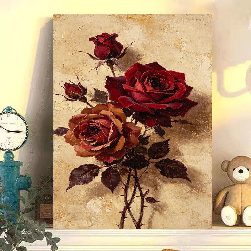 Vintage Floral Leinwandkunst Brehn