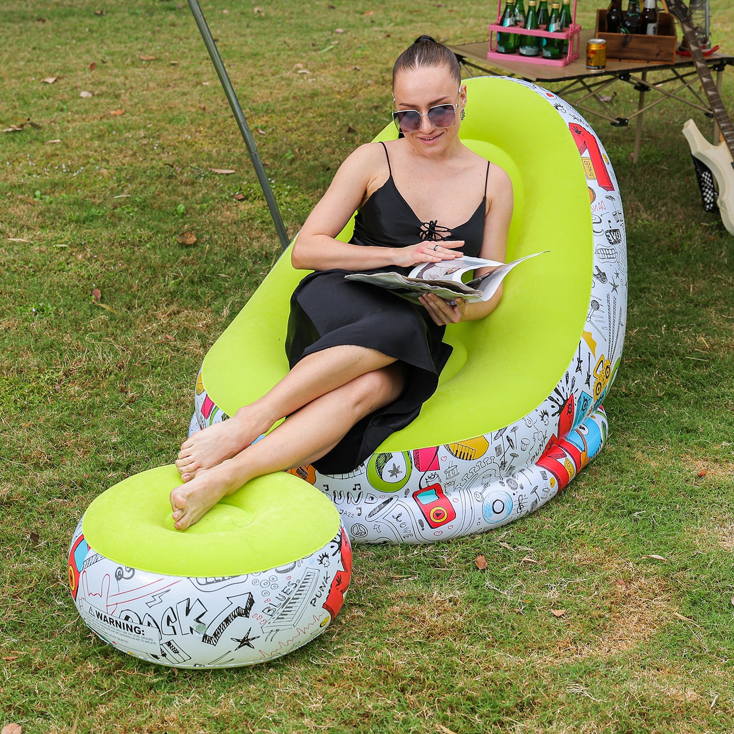Damen Aufblasbares Komfort-Sofa mit ergonomischer Rückenlehne Brehn