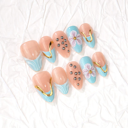 Dekoratives Floral Press-On Nail Art Set Brehn 1790636557