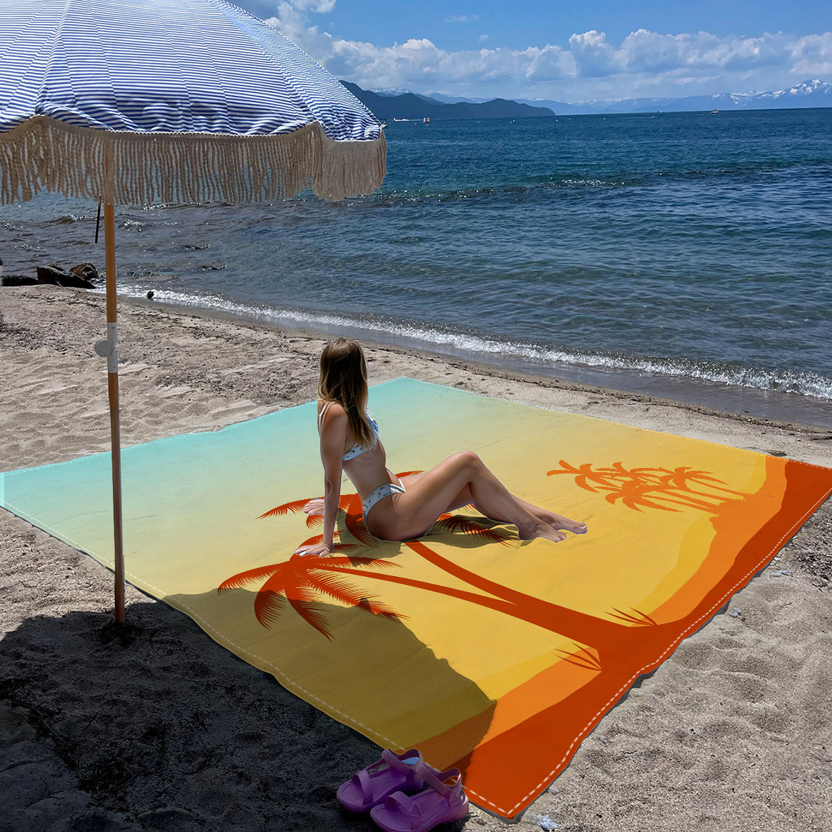 Mandala Design Strandmatte Brehn