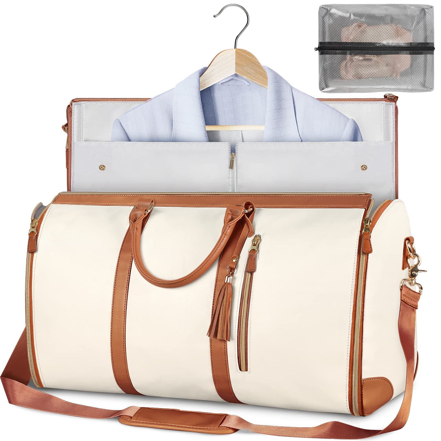 Stilvolle Reise-Tasche mit Integriertem Anzugfach Brehn