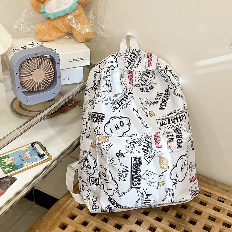 Rucksack mit Kreativem Graffiti-Design Brehn