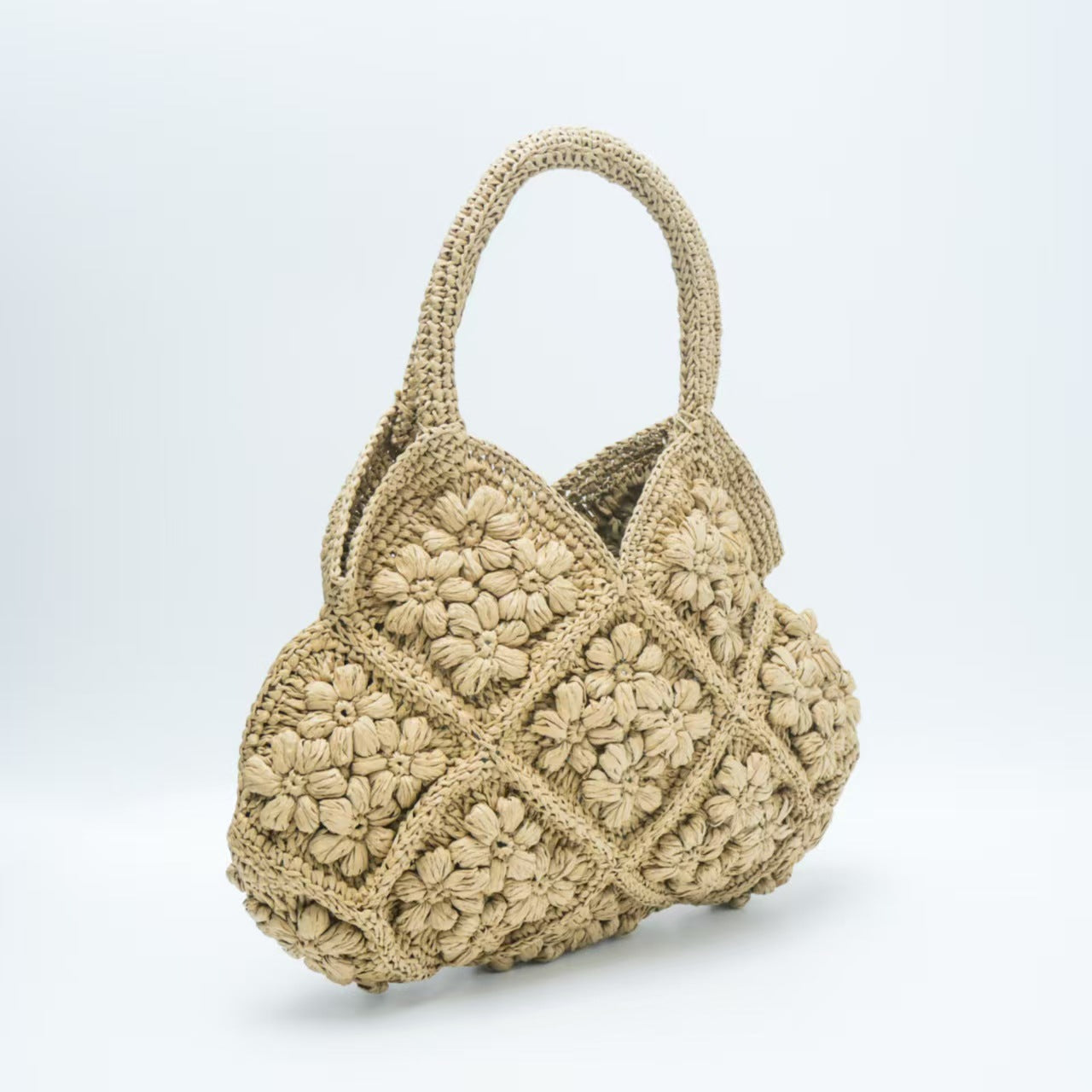 Handgefertigte Tasche mit Floralen Motiven Brehn