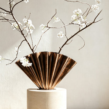 Moderne Künstlerische Metall Blumen Vase