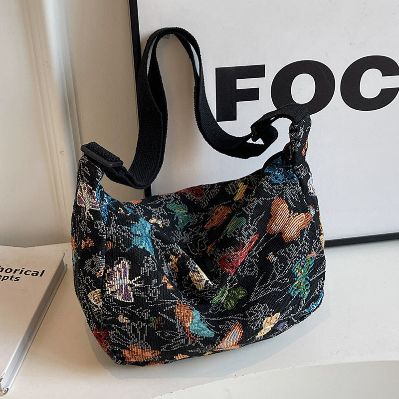 Dekorative Floral Gemusterte Slingtasche