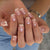 Elegante Nagelverlängerungen mit französischem Abschluss Brehn