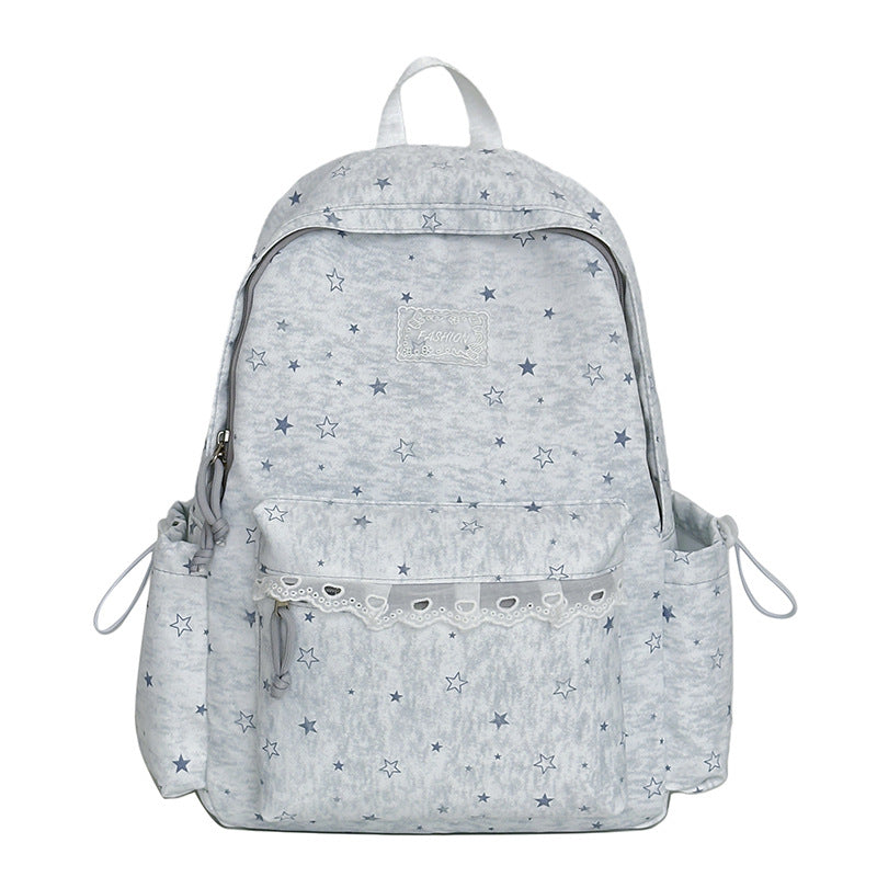 Stylischer Sternmuster-Rucksack Brehn