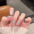 Elegantes Press-On-Nagelkunst-Set mit 3D-Flourish-Design Brehn